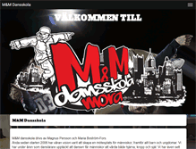 Tablet Screenshot of mmdansskola.se